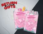 Pink Elephant Theme Mini Magnetic Return Gift Pack For Sale