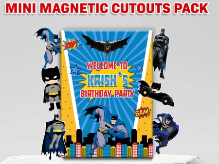 Batman Theme Mini Magnetic Return Gift Pack For Discount