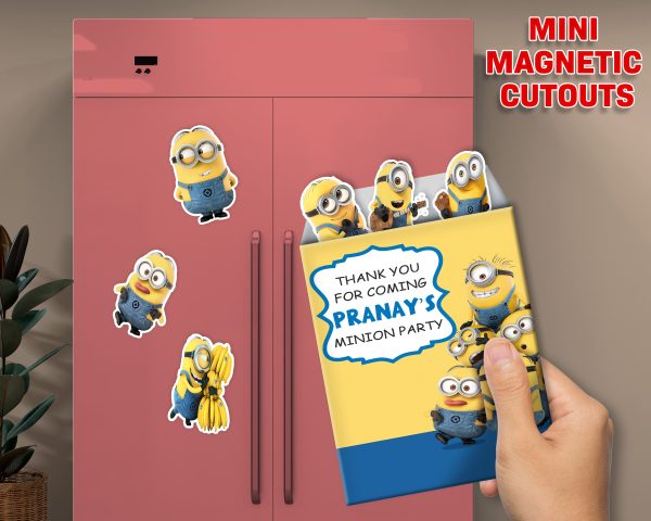 Minion Theme Mini Magnetic Return Gift Pack For Discount