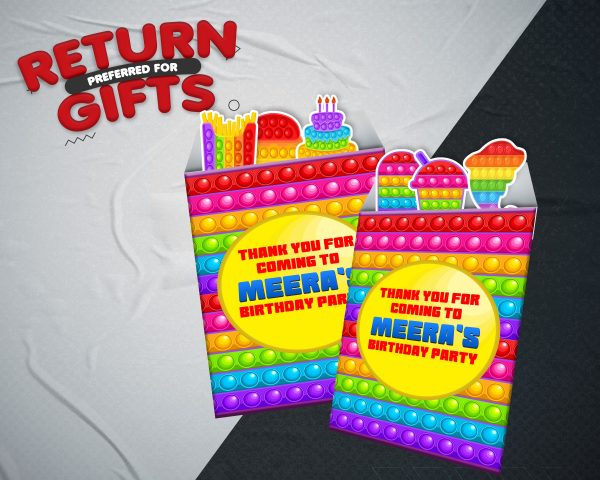 Pop It Theme Mini Magnetic Return Gift Pack Supply