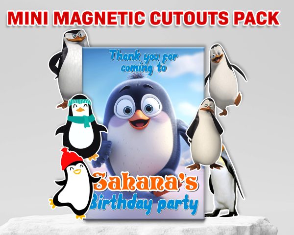 Penguin Theme Mini Magnetic Return Gift Pack on Sale