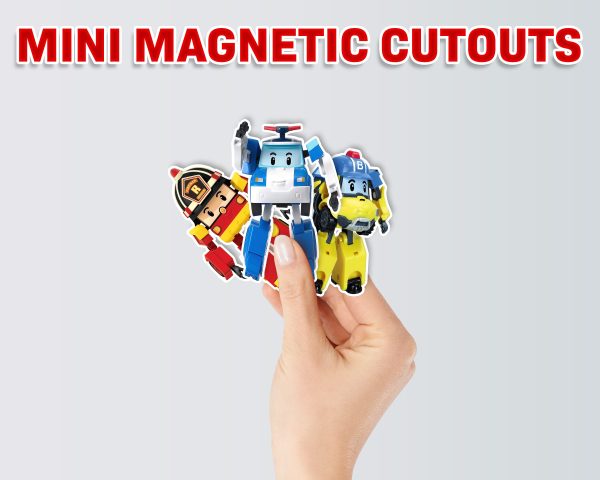 Robo Poli Theme Mini Magnetic Return Gift Pack Supply