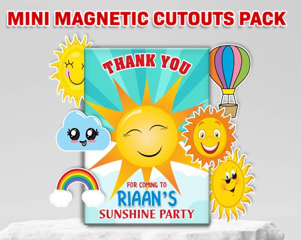 Sunshine Boy Theme Mini Magnetic Return Gift Pack For Sale