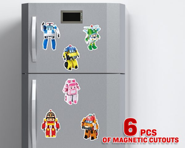 Robo Poli Theme Mini Magnetic Return Gift Pack Supply