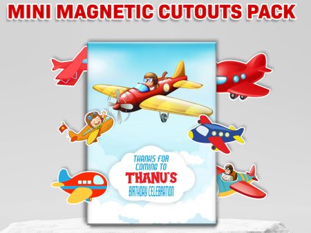 Aeroplane Theme Mini Magnetic Return Gift Pack Sale