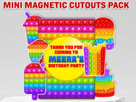 Pop It Theme Mini Magnetic Return Gift Pack Supply