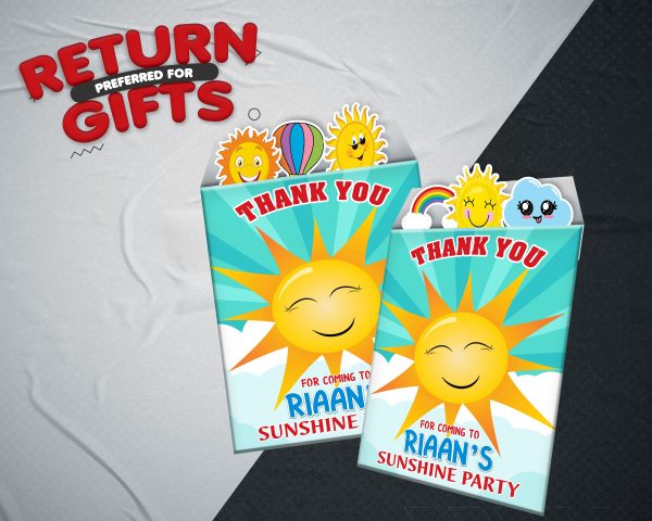 Sunshine Boy Theme Mini Magnetic Return Gift Pack For Sale