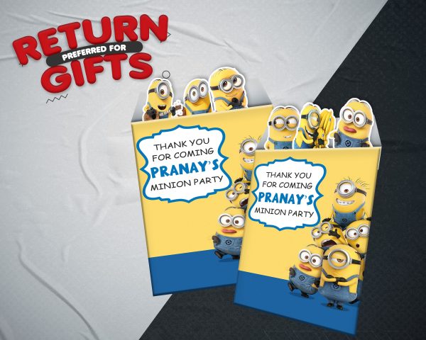 Minion Theme Mini Magnetic Return Gift Pack For Discount