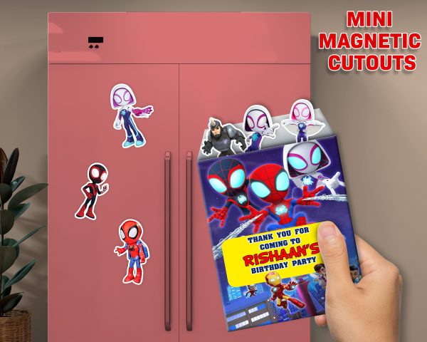 Spidey Theme Mini Magnetic Return Gift Pack For Discount