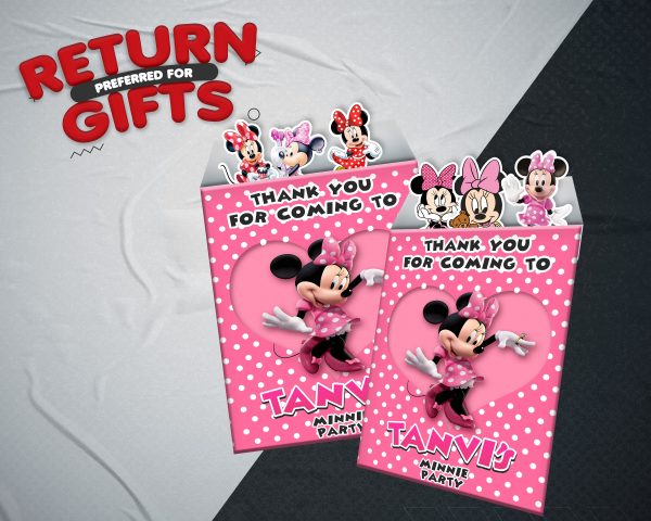 Minnie Mouse  Theme Mini Magnetic Return Gift Pack For Discount