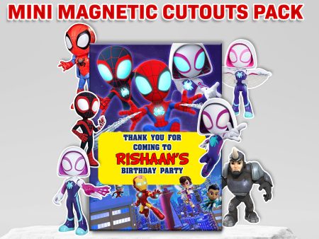 Spidey Theme Mini Magnetic Return Gift Pack For Discount