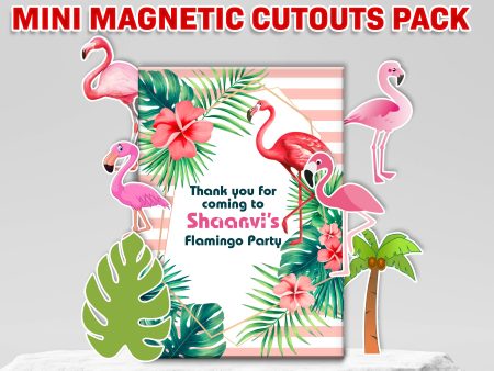 Flamingo Theme Mini Magnetic Return Gift Pack Discount