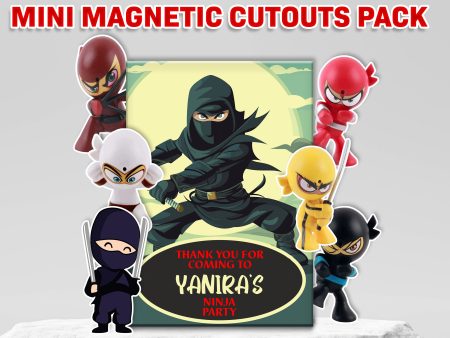 Ninja Theme Mini Magnetic Return Gift Pack Cheap