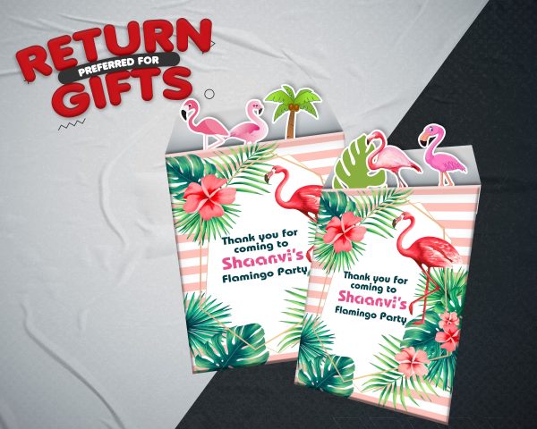 Flamingo Theme Mini Magnetic Return Gift Pack Discount