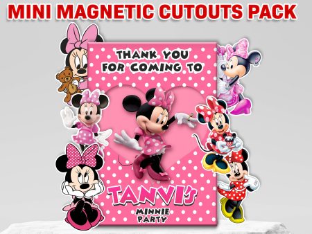 Minnie Mouse  Theme Mini Magnetic Return Gift Pack For Discount