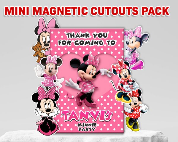 Minnie Mouse  Theme Mini Magnetic Return Gift Pack For Discount