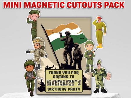 Military Theme Mini Magnetic Return Gift Pack Sale