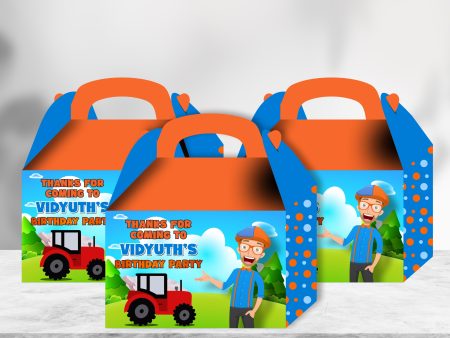 Blippi Theme Goodie Return Gift Boxes on Sale