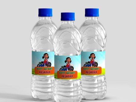 Chutti Kannamma Theme Water Bottle Sticker Online Sale