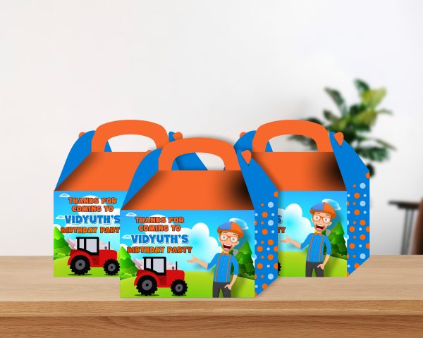 Blippi Theme Goodie Return Gift Boxes on Sale