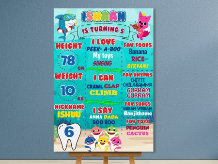 Shark Theme White  Chalkboard Hot on Sale