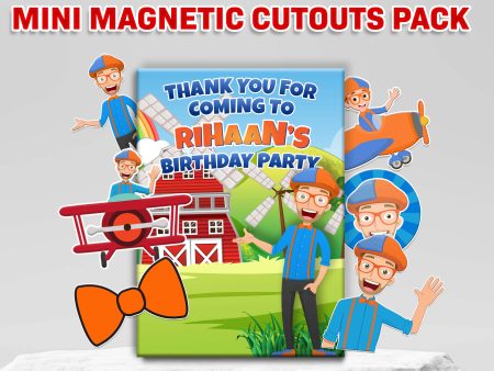 Blippi Theme Mini Magnetic Return Gift Pack Online now