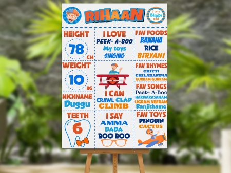 Blippi Theme White Chalkboard Online