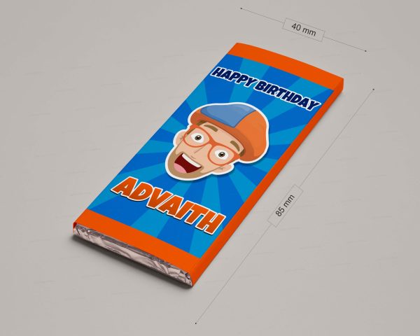 Blippi Theme Home Made Chocolate Return Gifts Sale