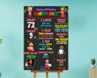 Chutti Kannamma Theme Chalk Board Hot on Sale