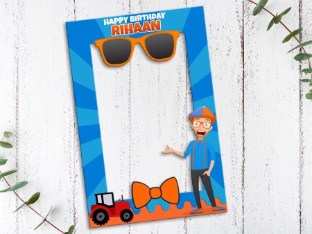 Blippi Theme Customized  PhotoBooth Discount