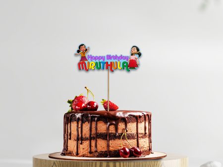 Chutti Kannamma Theme Cake Topper Hot on Sale