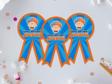 Blippi Theme Badges Online