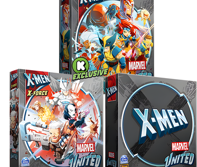 Marvel United: X-men (Kickstarter Mutant Pledge) (Core + SG + X-Force) Supply