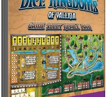 Dice Kingdoms of Valeria Game Sheet Refill Pack Sale