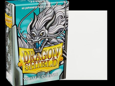 Dragon Shield - Japanese Size Classic Sleeves: White (60ct) For Cheap