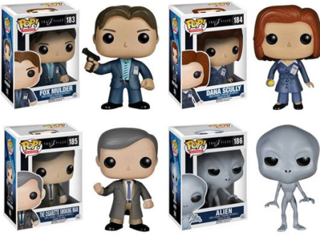 X-FILES: MULDER 183 SCULLY 184 SMOKING M - FUNKO POP!-SET OF 4 For Discount