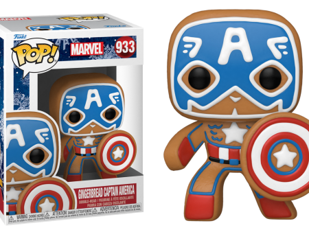 MARVEL: GINGERBREAD CAPTAIN AMERICA #933 - FUNKO POP! Online now