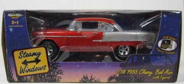 1955 CHEVY BEL AIR: STEAMY WINDOWS - AMERICAN MUSCLE-2006-1:8 Sale