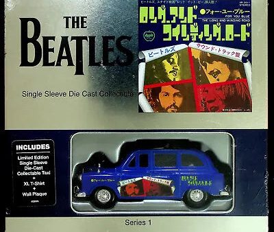 BEATLES: FOR YOU BLUE: TAXI T-SHIRT XL WALL PLAQUE (TIN) - FACTORY-SERIES 1-LTD ED Hot on Sale