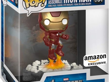 AVENGERS ASSEMBLE: IRON MAN #584 - FUNKO POP!-DELUXE-EXCLSUIVE Discount