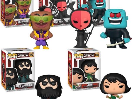 SAMURAI JACK: #1052-1056 - FUNKO POP-SET OF 5 Sale